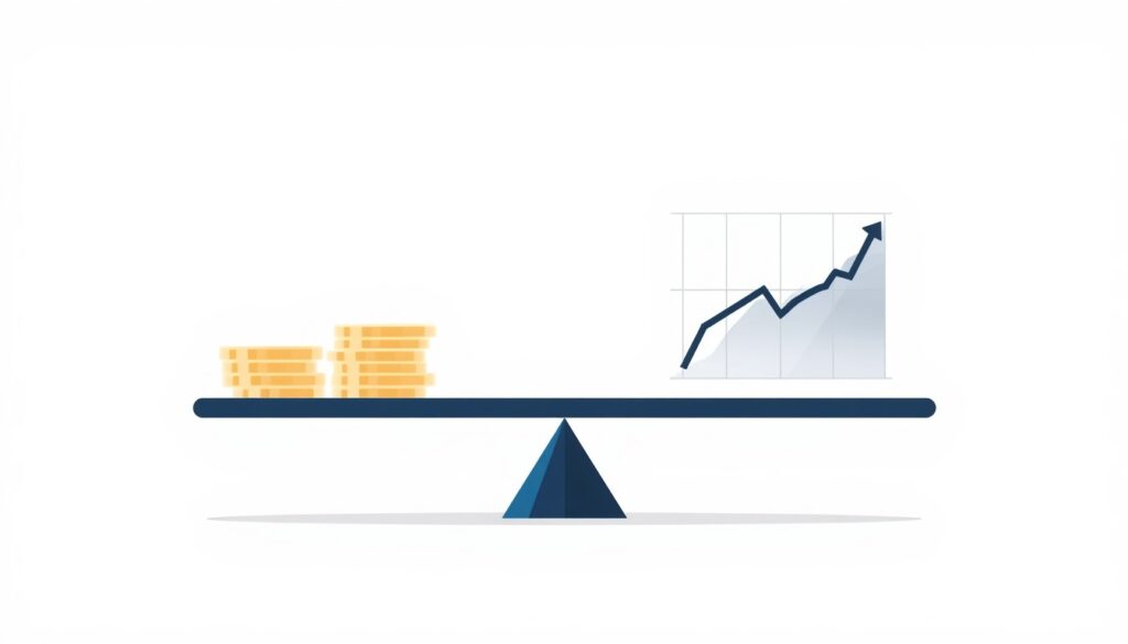 Capital cost versus operating cost trade-off in equipment selection