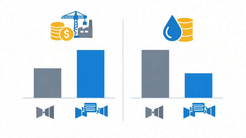 Economics comparison of combined cycle and simple cycle power plants