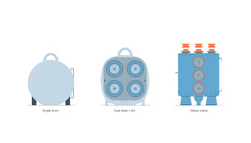 HRSG pressure level configurations comparison