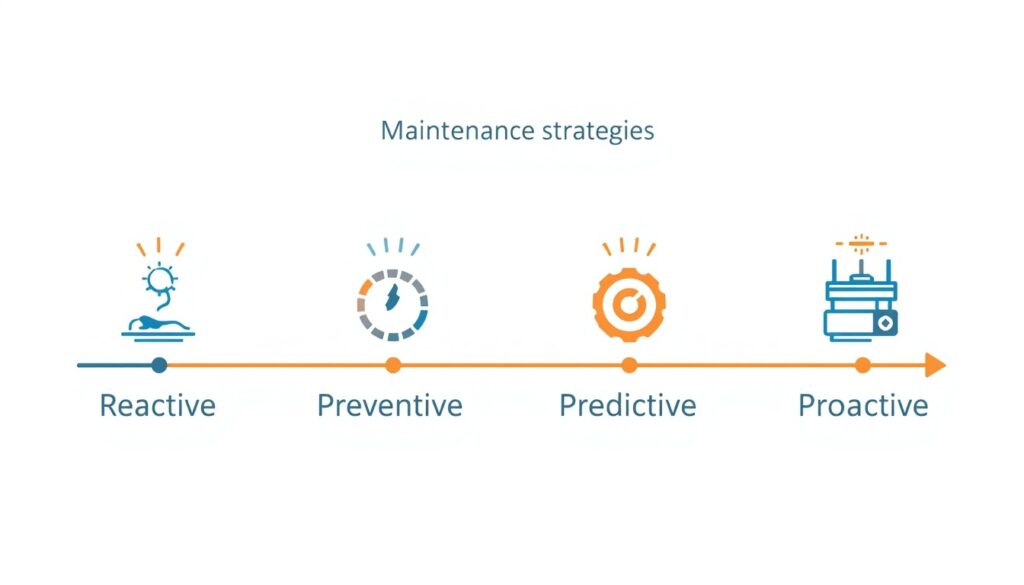 Comparison of maintenance strategies for industrial plants
