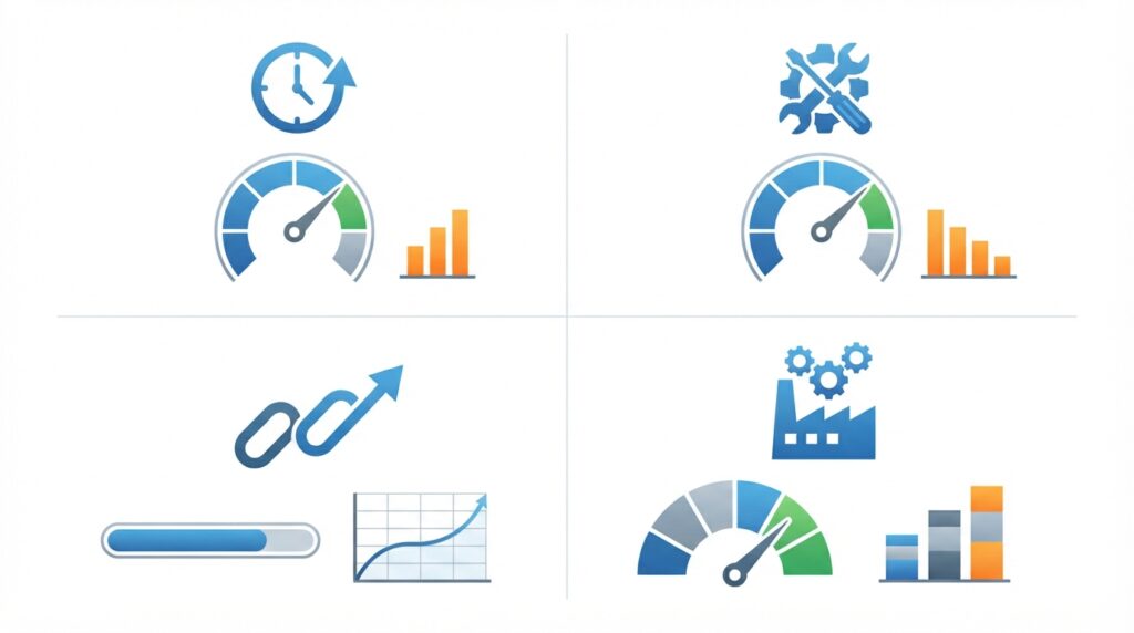 Key reliability metrics for industrial plants