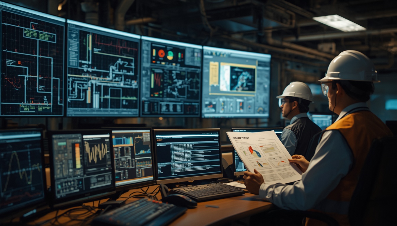 Plant safety systems monitoring in an industrial plant control room